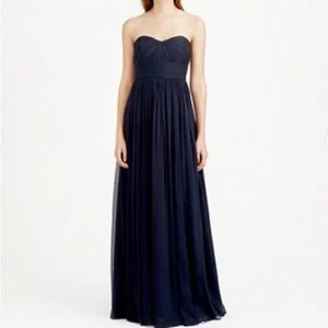 J Crew strapless gown
